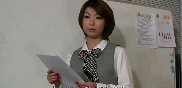  Lady Tsubaki is a sexual freak who gets creamed at the office
